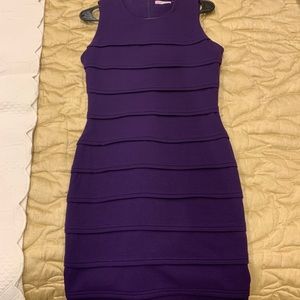 Purple Calvin Klein dress